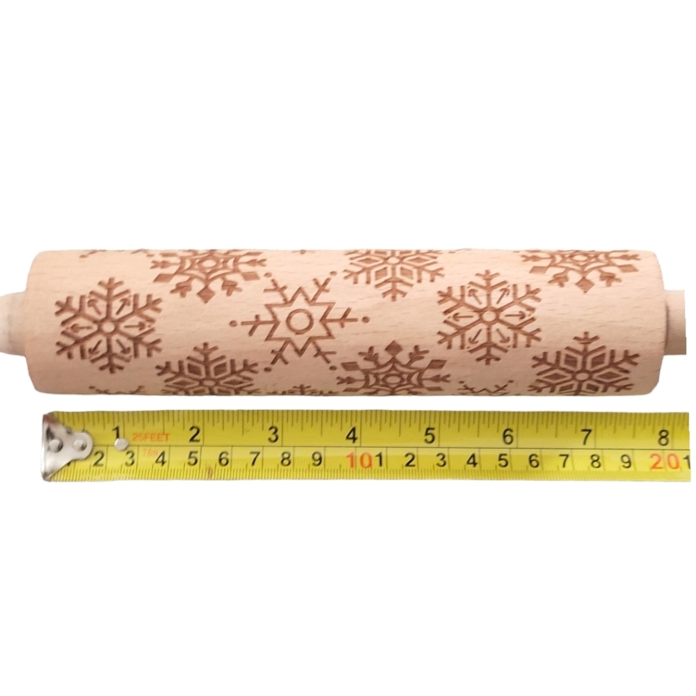 🆑️ CLEARANCE Snowflake 7.5" Rolling Pin - NWOT - Picture 5 of 5